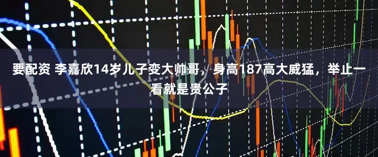 要配资 李嘉欣14岁儿子变大帅哥，身高187高大威猛，举止一看就是贵公子