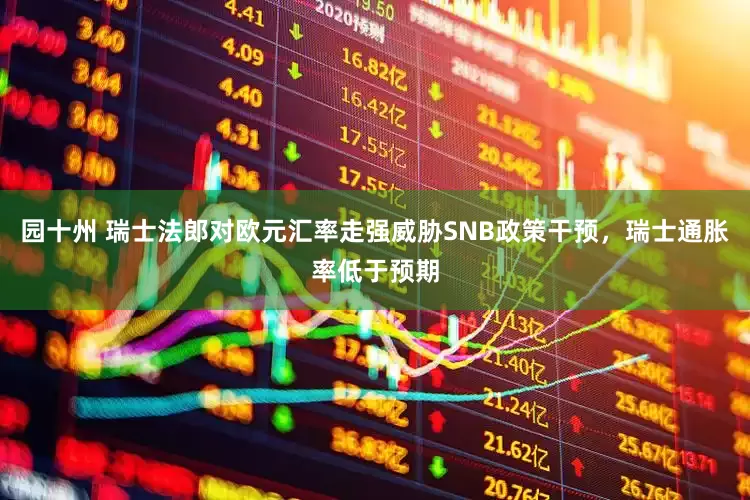 园十州 瑞士法郎对欧元汇率走强威胁SNB政策干预，瑞士通胀率低于预期